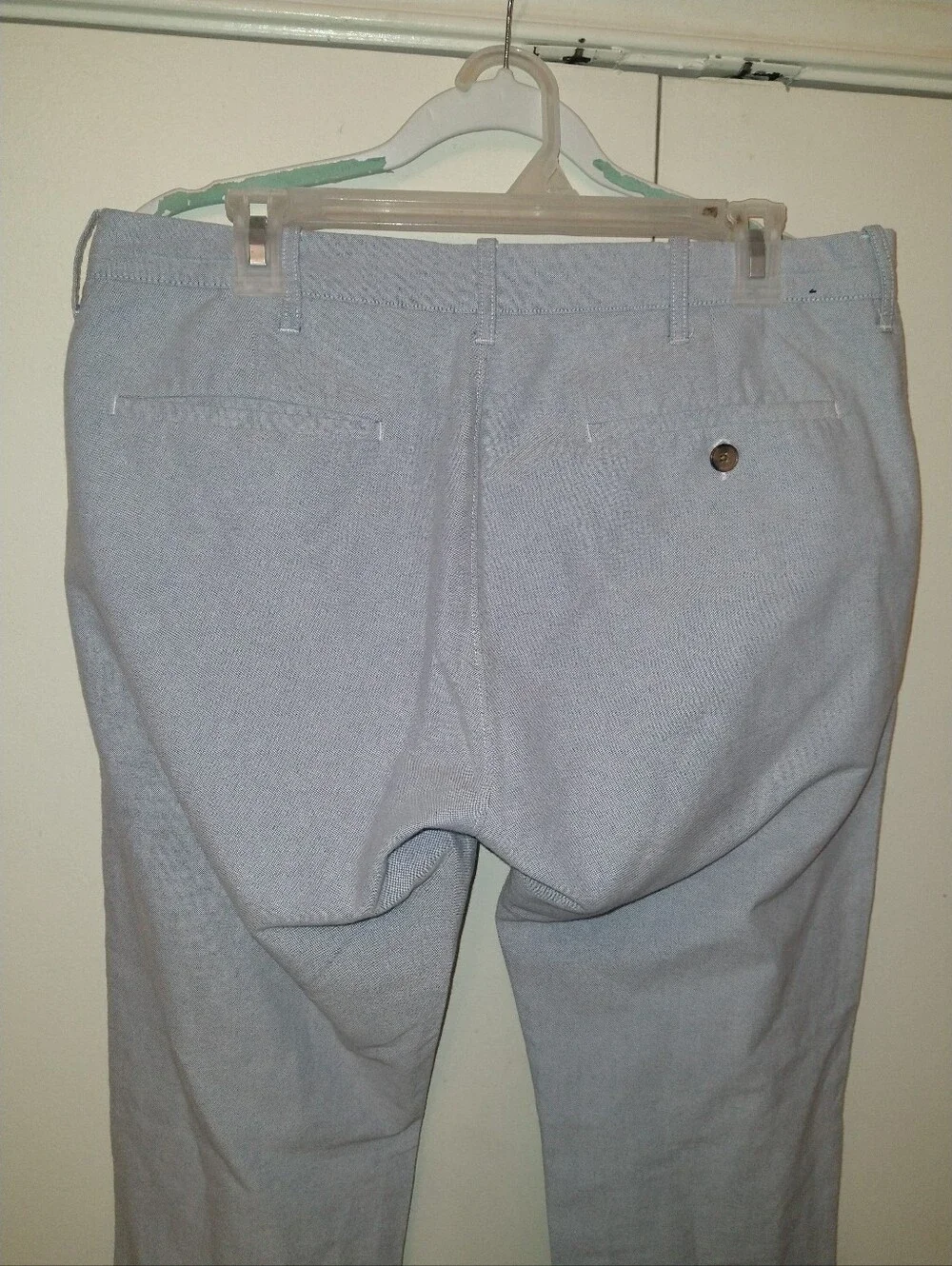 J Crew Driggs 100% Cotton Blue Chino Pants Men's sz 32x32.